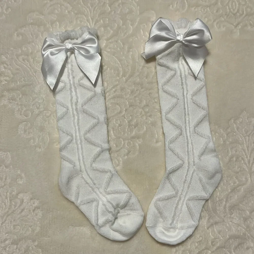 BABY / TODDLER BOW DECOR SOCKS